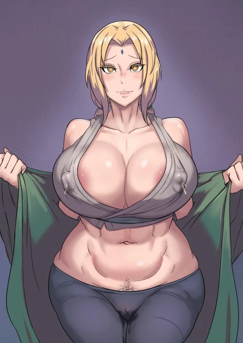 Hinata and Tsunade's Night Training / Ночная тренировка Хинаты и Цунаде
