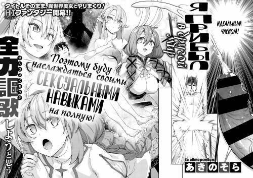 Isekai Kitanode Sukebe Skill de Zenryoku Ouka Siyouto Omou №1 / Я прибыл в другой мир, поэтому буду наслаждаться своими сексуальными навыками на полную!